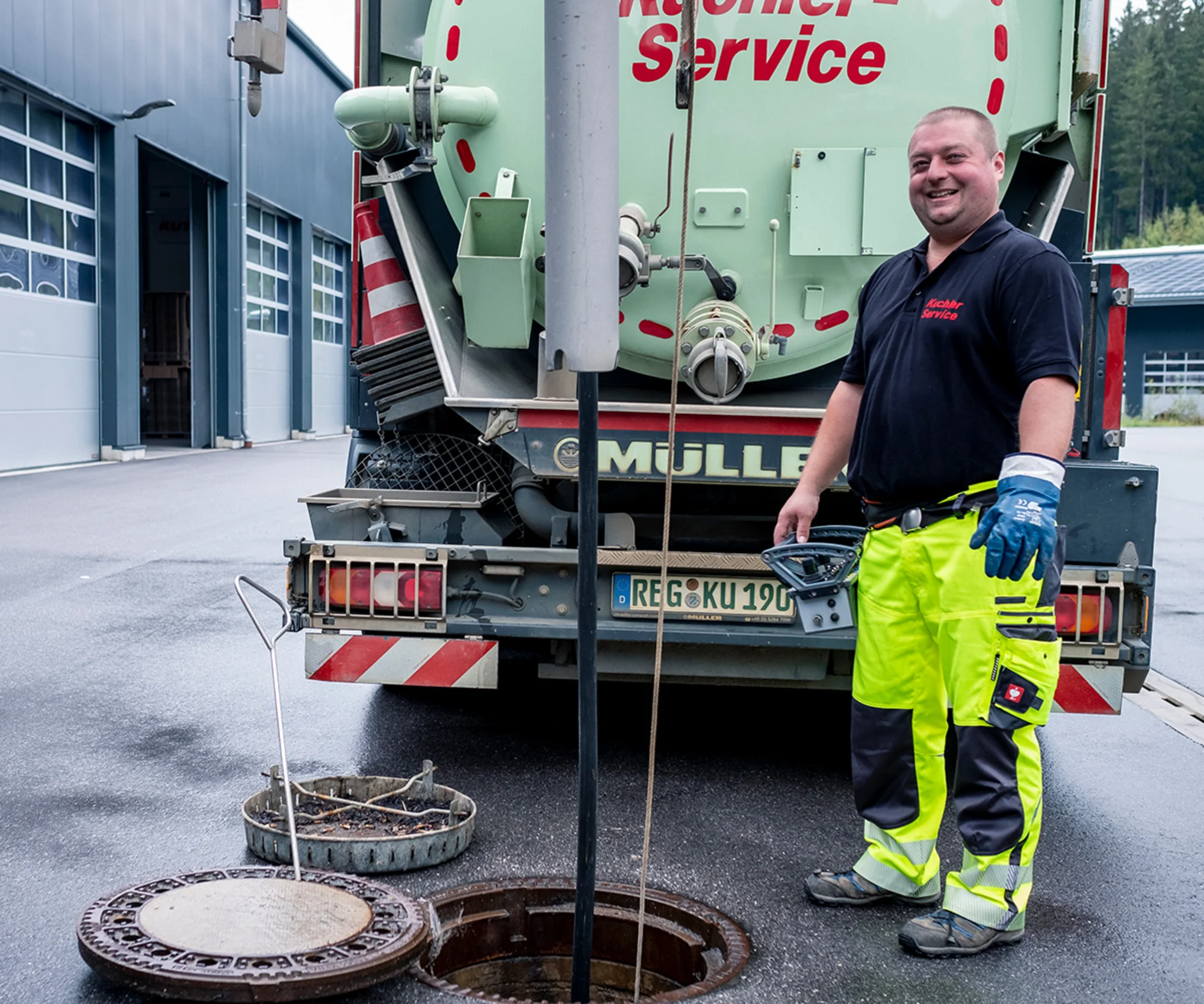 Kanalreinigung für freie Kanäle in Heroldstadt